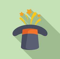 Magic hat erupting with sparkles and stars illusion vector
