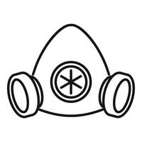 Respirator mask protecting from virus and pollution vector