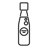 Electric epilator showing power buttons icon vector