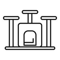 Cat tree with scratching posts providing endless fun and entertainment vector