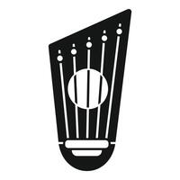Ancient psaltery string instrument playing music icon vector