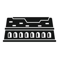 Ancient rome colosseum building representing italian culture vector