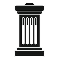 Ancient column representing classical architecture standing tall vector
