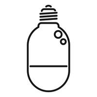 Light bulb icon representing innovation and ideas vector