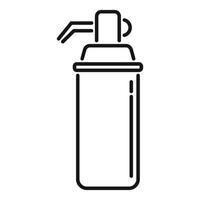 Water filter installing icon, outline style vector