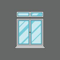 The Illustration of Building Window vector