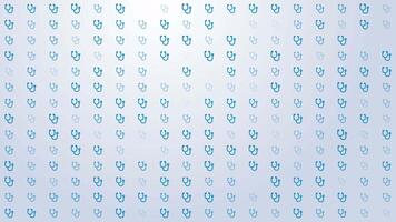Stethoscope Icon Pattern Background Loop video