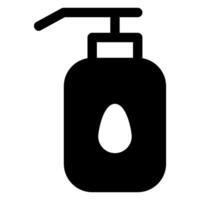 sanitizer glyph icon isolated on white background vector