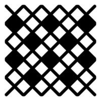 Pattern glyph icon isolated on white background vector