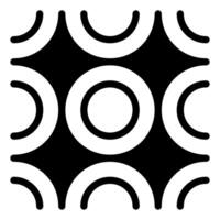 pattern line icon isolated on white background vector
