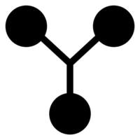 connect glyph icon isolated on white background vector