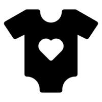 clothes glyph icon isolated on white background vector