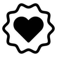 wish list glyph icon isolated on white background vector