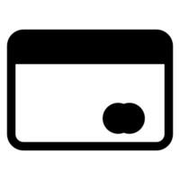 atm glyph icon illustration isolated on white background vector