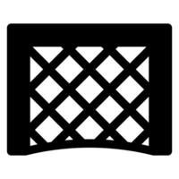 net glyph icon illustration isolated on white background vector