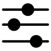 configuration glyph icon illustration isolated on white background vector