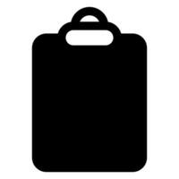 todo glyph icon illustration isolated on white background vector