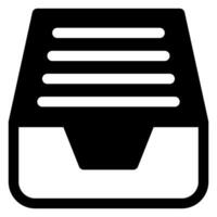 full glyph icon illustration isolated on white background vector