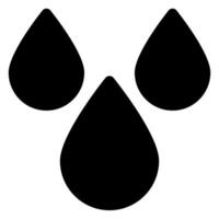drops glyph icon illustration isolated on white background vector
