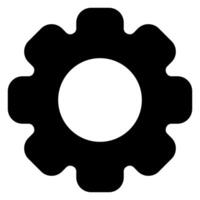 configuration glyph icon illustration isolated on white background vector