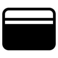 payment glyph icon illustration isolated on white background vector