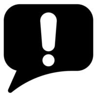 message glyph icon illustration isolated on white background vector