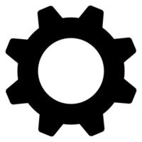 configuration glyph icon illustration isolated on white background vector