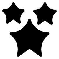 sparkles glyph icon illustration isolated on white background vector