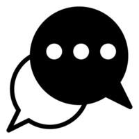 feedback glyph icon illustration isolated on white background vector