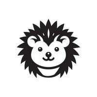 Porcupine head illustration vector