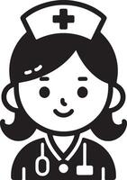 Woman Nurse Illustration vector