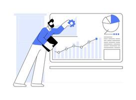 Scope definition abstract concept illustration. vector
