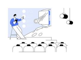 Product launch and promotion abstract concept illustration. vector