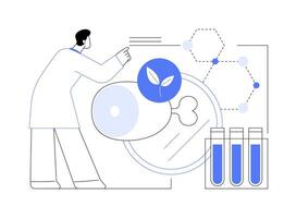 Plant-based meat abstract concept illustration. vector