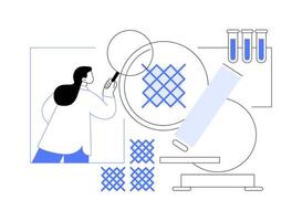 Metamaterials development abstract concept illustration. vector