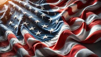 american flag suitable for design background photo