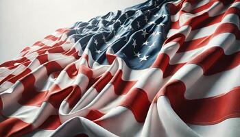 american flag suitable for design background photo