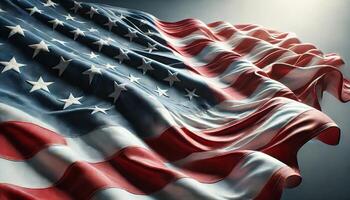 american flag suitable for design background photo