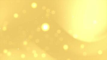 Abstract Golden Background with Bokeh video