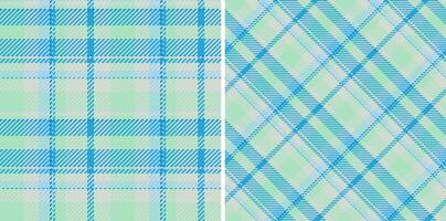 Texture background textile of tartan seamless check with a plaid pattern fabric . Set in fashionable colors. Stylish gingham patterns for clothing. vector