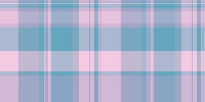Flowing tartan textile background, deluxe check pattern texture. Cozy fabric seamless plaid in light and cyan colors. vector