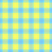 Jacket pattern seamless, uniform tartan background plaid. Nobility textile texture fabric check in cyan and laser lemon colors. vector