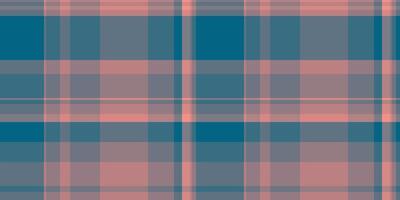 Fuzzy tartan check plaid, girl seamless pattern . Screen fabric texture background textile in pastel and red colors. vector