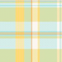 Seamless texture check of tartan fabric pattern with a plaid background textile. vector