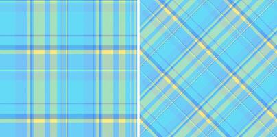 Plaid fabric background of textile seamless with a texture tartan check pattern. Set in light colors for modern carpets stylish living rooms. vector