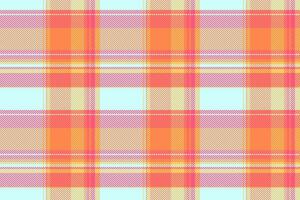 Panjabi check background tartan, menswear fabric textile . Covering texture plaid pattern seamless in light and red colors. vector