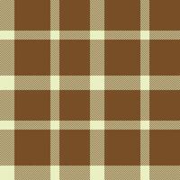 Screen textile background pattern, revival tartan fabric. Back to school plaid seamless check texture in orange and light colors. vector