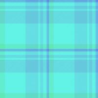 Goose foot tartan pattern texture, choice textile seamless plaid. Detailed check background fabric in teal and cyan colors. vector