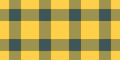 Primary texture background pattern, painting seamless fabric . Daisy tartan textile check plaid in yellow and amber colors. vector