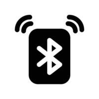 bluetooth icon. glyph icon for your website, mobile, presentation, and logo design. vector